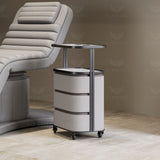 Salon & Spa Trolley – 3-Tier Storage Cart for Professional Beauty Studios Grey - Al Basel Cosmetics - UAE
