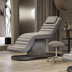 Electric Facial Massage Spa Bed – Grey Color - Al Basel Cosmetics - UAE