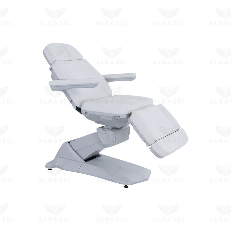 Electric Facial Spa Bed – 4-Motor Adjustable Aesthetic Treatment Chair White