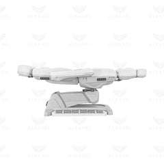 White Electric Clinical Treatment Chair – Adjustable Spa Bed & Aesthetic Exam Chair with Remote - Massage bed - Al Basel Cosmetics - UAE