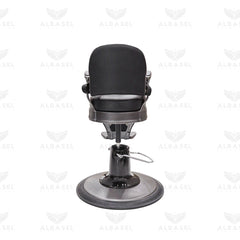 Black Horse Barber Chair for Kids with Adjustable Hydraulic Lift - Al Basel Cosmetics - Kids barber chair - UAE