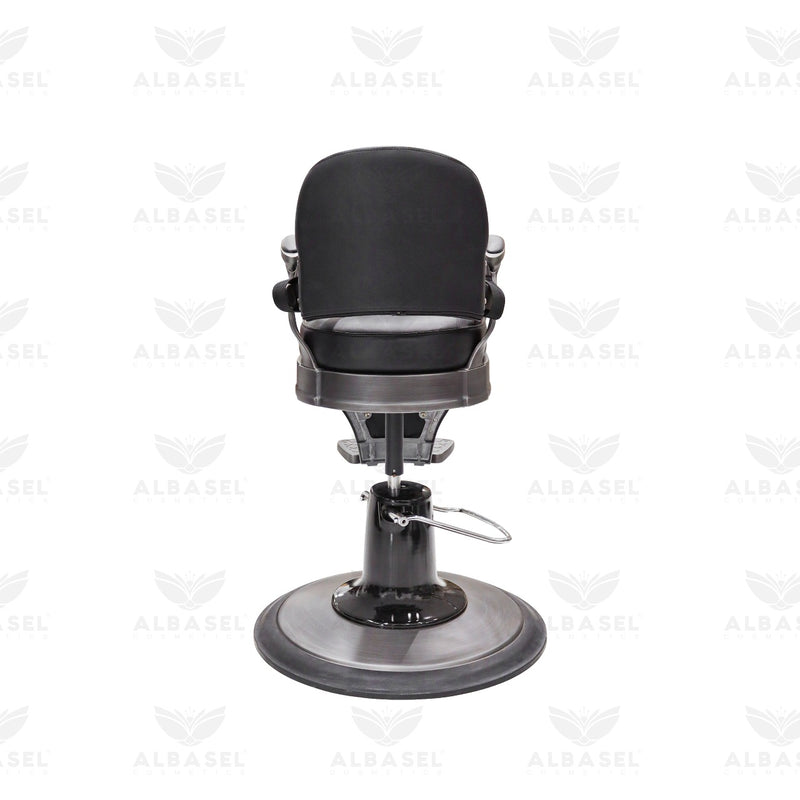 Black Horse Barber Chair for Kids with Adjustable Hydraulic Lift - Al Basel Cosmetics - Kids barber chair - UAE