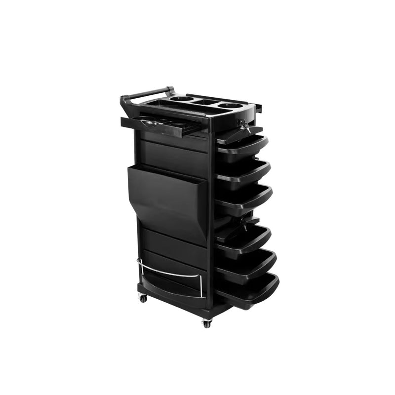 professional salon trolley UAE - barber trolley Dubai, hair salon storage cart UAE - beauty trolley with wheels - salon equipment wholesaler UAE - Al Basel Cosmetics - UAE