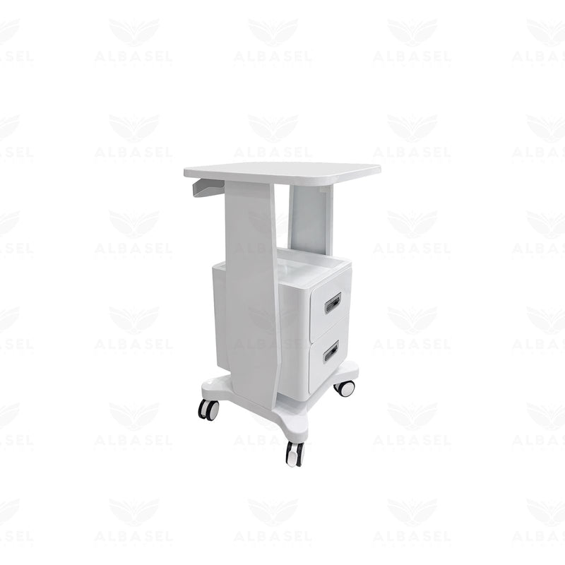 Professional Salon & Spa Trolley Cart | Mobile Metal Storage – Al Basel Cosmetics - Salon trolley - Storage cart for spa - Salon hair coloring trolley - UAE