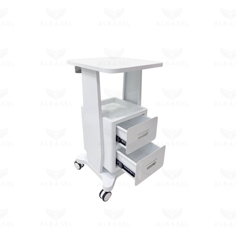 Professional Salon & Spa Trolley Cart | Mobile Metal Storage – Al Basel Cosmetics - Salon trolley - Storage cart for spa - Salon hair coloring trolley - UAE