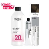 L’Oréal Majirel 7 Blonde 50ml with Oreor Oxydant Creme Developer 20 Vol 1000ml Package - Al Basel Cosmetics - Loreal UAE