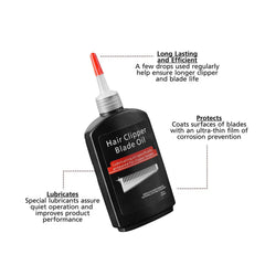 clipper blade oil UAE - barber tool lubricant Dubai - hair trimmer oil UAE - grooming machine oil - professional barber supplies UAE - Al Basel Cosmetics - UAE