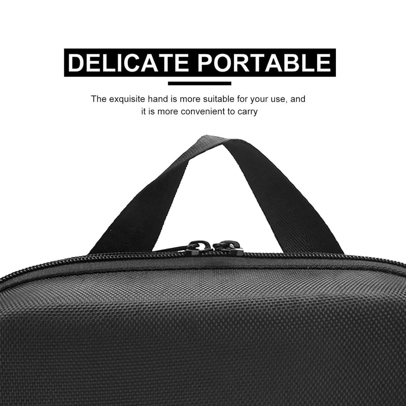 Professional Barber Carrying Case – Black Modern Tool Organizer for Clippers & Styling Equipment - Al Basel Cosmetics
