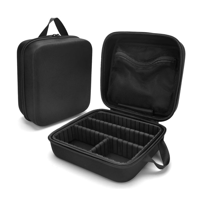 Professional Barber Carrying Case – Black Modern Tool Organizer for Clippers & Styling Equipment - Al Basel Cosmetics