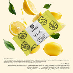 Lemon Refreshing Wet Towels – Instant Freshness On-the-Go Scar Professional | 25 Pieces