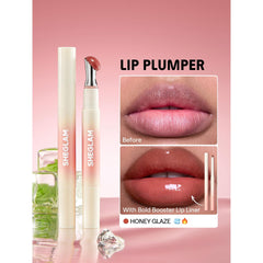 SHEGLAM Honey Glaze Lip Plumper UAE – Glossy Volumizing Lip Shine - booster lip gloss - plumper lip gloss - Al Basel Cosmetics - UAE