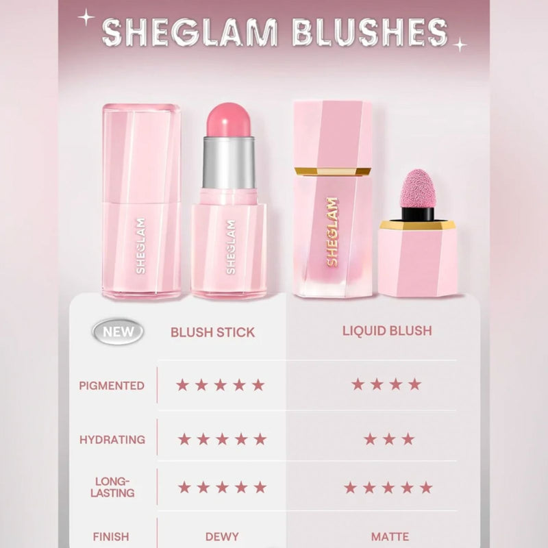 SHEGLAM Rose Ritual Buttery Bliss Blush Stick - Cream Cheek Blush UAE - blush stick - Buttery Bliss Blush Stick Rose - Al Basel UAE
