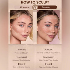 SHEGLAM Soft Tan Buttery Buff Contour & Bronzer Stick - Cream Sculpt Stick UAE - Cream contour - Contour Stick - Buttery Buff Contour Stick - Al Basel Cosmetics Sharjah