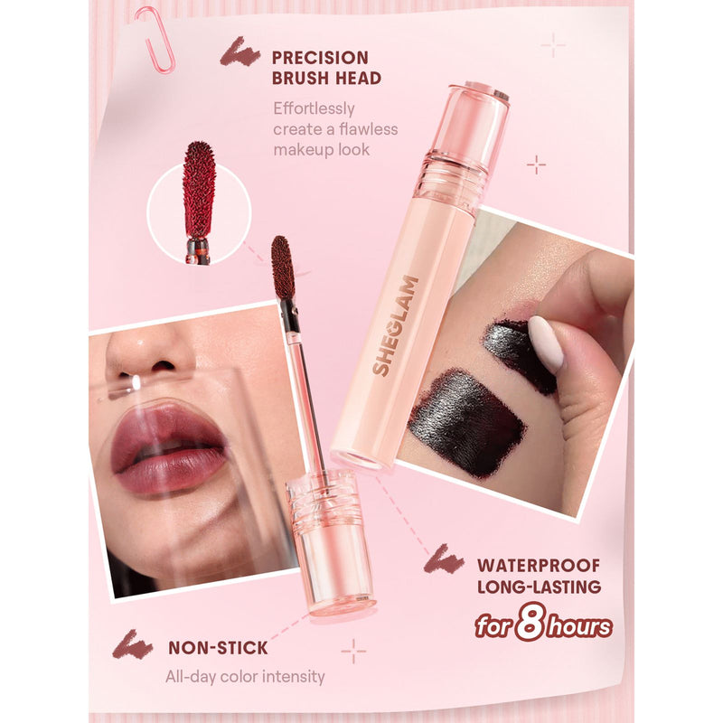 SHEGLAM Brownie Points Lip Liner Stain UAE – Long-Lasting Peel-Off Tint - peel off lip liner - tinted peel off lip liner in UAE - Al Basel Cosmetics