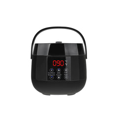 Black multi-purpose wax warmer with digital LED display for all wax types – Al Basel Cosmetics - Wax warmer in UAE - Easy to use digital wax heater