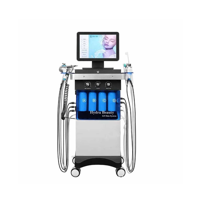 14‑in‑1 Hydra Dermabrasion Facial Machine – Complete Skin Care System for Salons & Clinics - Hydra Facial Machine UAE - Professional Skin Treatment Device - Facial Skin Rejuvenation - Clinic & Salon Facial Equipment - Anti-Aging Machine GCC - 14-in-1 Hydra Dermabrasion Device - Al Basel Cosmetics - UAE