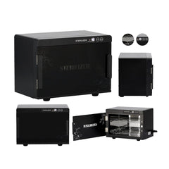 UV Sterilizer Black for Salon & Spa – Professional Instrument Disinfection System - UV sterilizer for salon - Spa sterilizer - Disinfectant machine - Al Basel Cosmetics