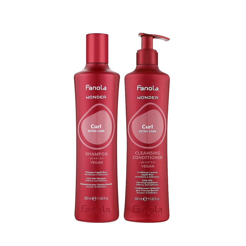 Fanola Wonder Curl Extra Care Shampoo and Conditioner Bundle
