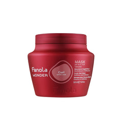 Fanola Wonder Curl Extra Care Mask 500ml – Vegan hair mask for curly and textured hair, detangles, reduces frizz, and defines curls