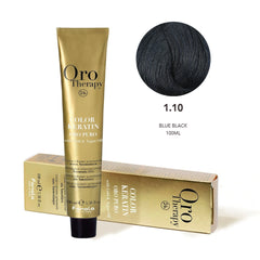 Fanola Oro Hair Color 1.10 Blue Black 100ml - fanola color - fanola uae – albasel cosmetics