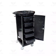 Luxury Trolley with Door for salon Use