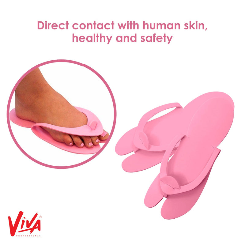 Disposable Pedicure slipper - Pink/Blue/White  - Albasel cosmetics